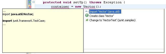 Correction proposals for Vector